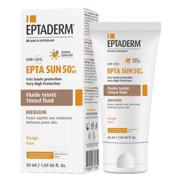 EPTA SUN SPF50 FLUIDO COLORATO