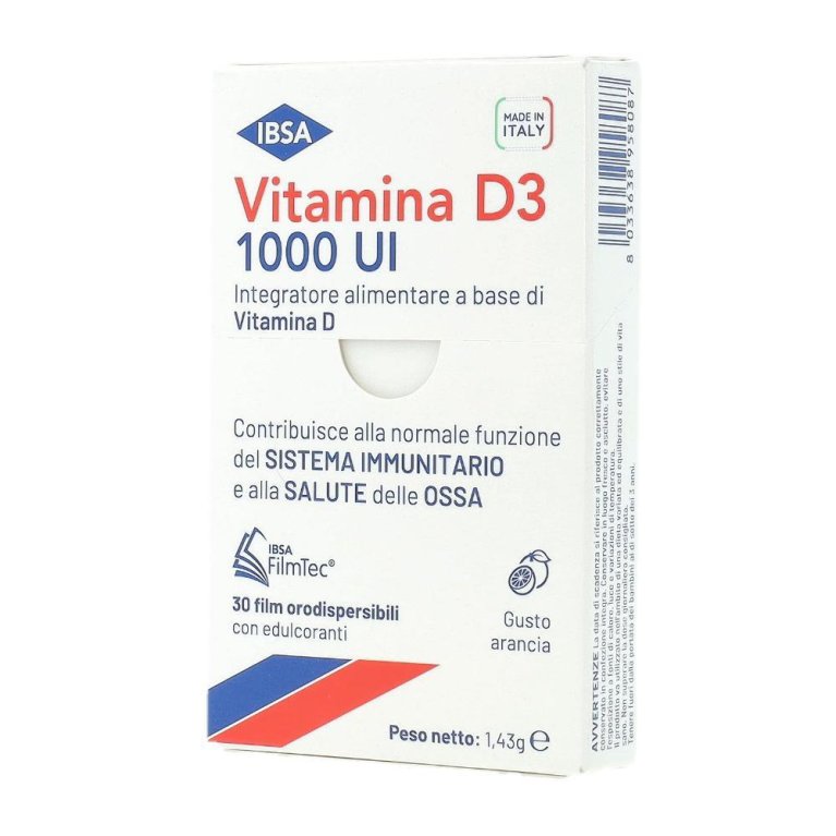 VITAMINA D3 IBSA 1000UI 30FILM