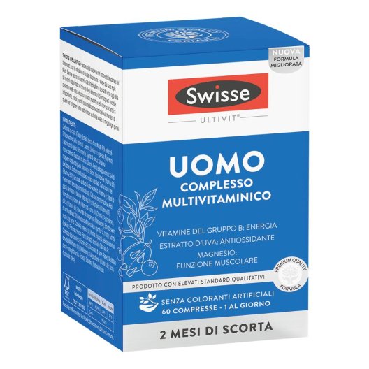 SWISSE MULTIVIT UOMO 60CPS SWISSE MULTIVIT UOMO 60CPS
