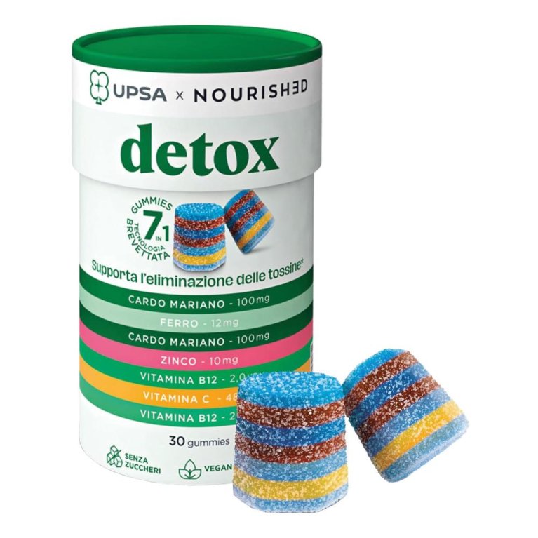 UPSA X NOURISHED DETOX 30GUM UPSA X NOURISHED DETOX 30GUM