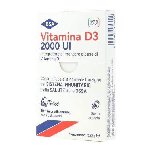 VITAMINA D3 IBSA 2000UI 30FILM VITAMINA D3 IBSA 2000UI 30FILM