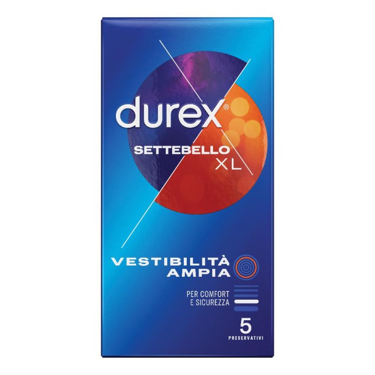 DUREX SETTEBELLO XL 5PZ DUREX SETTEBELLO XL 5PZ