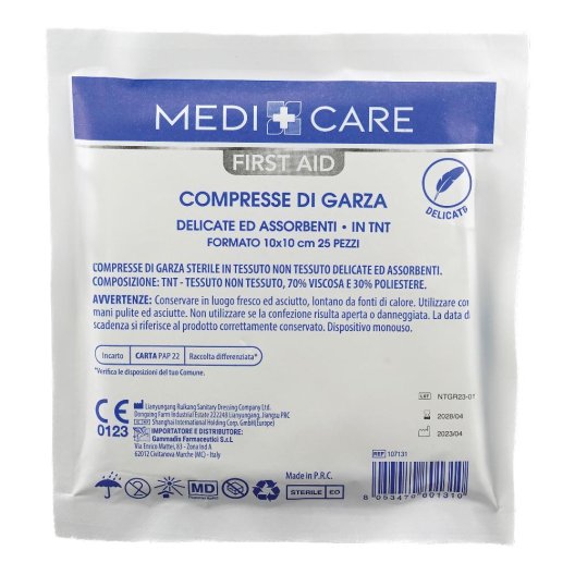 GARZA TNT 10X10CM 25PZ
