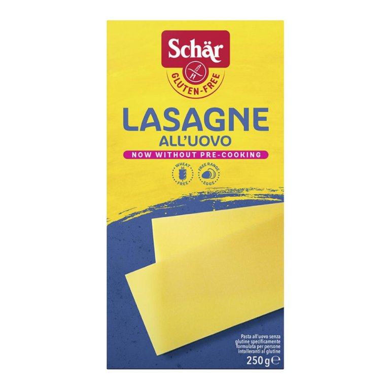 SCHAR PASTA LASAGNE 250G SCHAR PASTA LASAGNE 250G