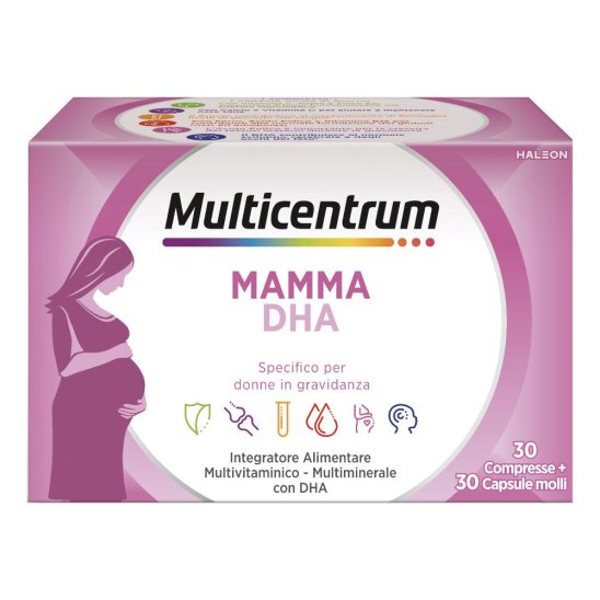 Multicentrum Mamma DHA specifico per donne in gravidanza 30 compresse + 30 capsule molli