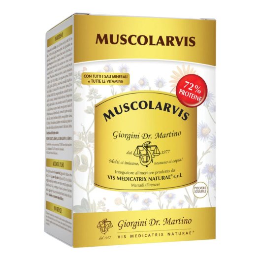 MUSCOLARVIS POLVERE 500G MUSCOLARVIS POLVERE 500G
