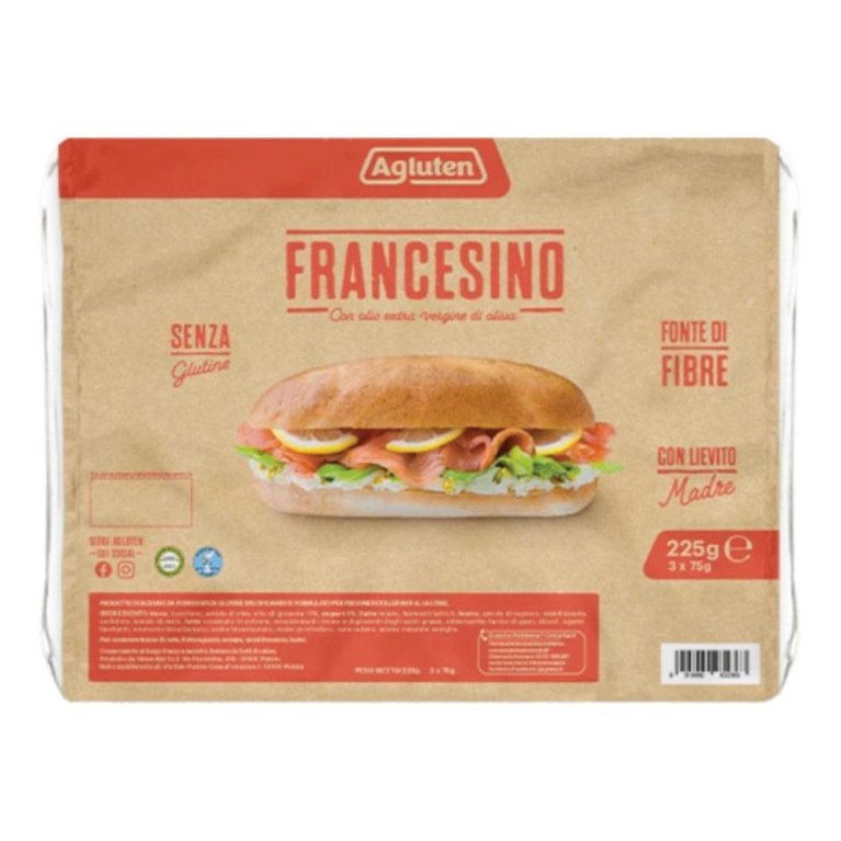 AGLUTEN IL FRANCESINO 225G AGLUTEN IL FRANCESINO 225G