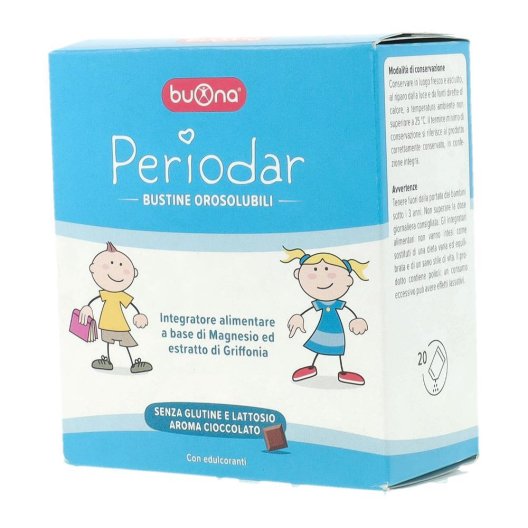 Periodar - 20 bustine orosolubili - gusto cioccolato