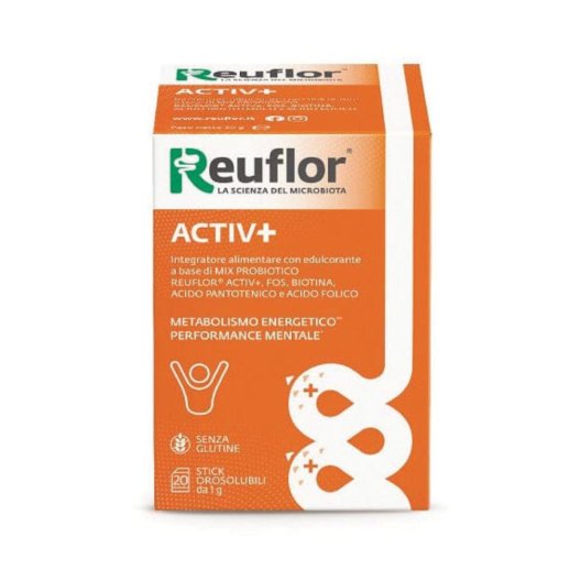 Reuflor ACTIV+ - Probiotico e Prebiotico - 20 Bustine