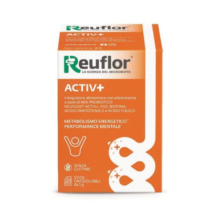 Reuflor ACTIV+ - Probiotico e Prebiotico - 20 Bustine