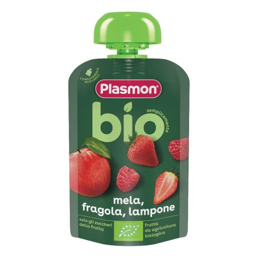 PLASMON MELA FR LA BIO POUCHES