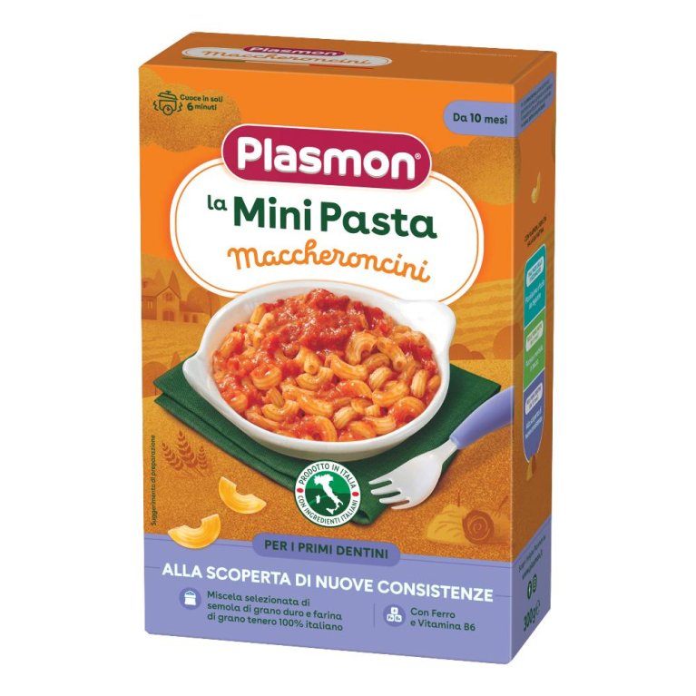 PLASMON PASTA MACCHERONCIN300G PLASMON PASTA MACCHERONCIN300G