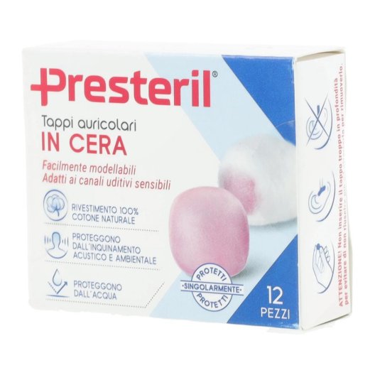 PRESTERIL TAPPI AURIC CERA 12P PRESTERIL TAPPI AURIC CERA 12P