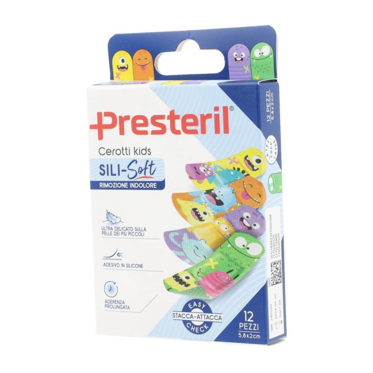 PRESTERIL SILISOFT KIDS 12PZ