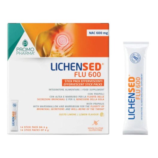 LICHENSED NAC FLU 600 14STICK LICHENSED NAC FLU 600 14STICK