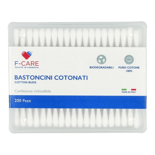 F-CARE BASTONCINI COT 200PZ