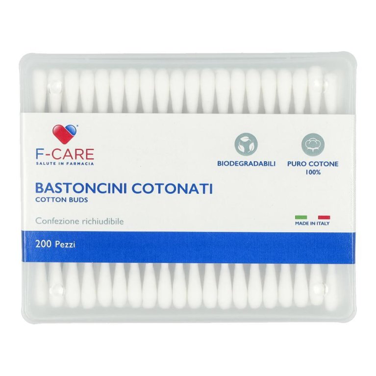 F-CARE BASTONCINI COT 200PZ F-CARE BASTONCINI COT 200PZ