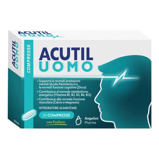 Acutil Uomo - integratore per mente e muscoli - 30 compresse
