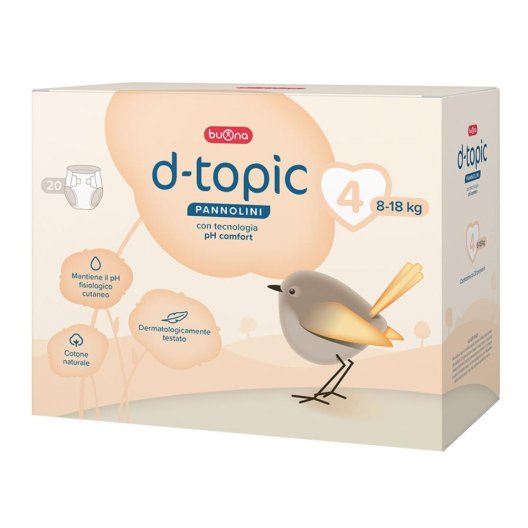 DTOPIC PANNOLINI 4 20PZ DTOPIC PANNOLINI 4 20PZ