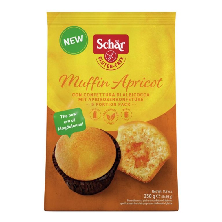 SCHAR MUFFIN APRICOT 5PZ