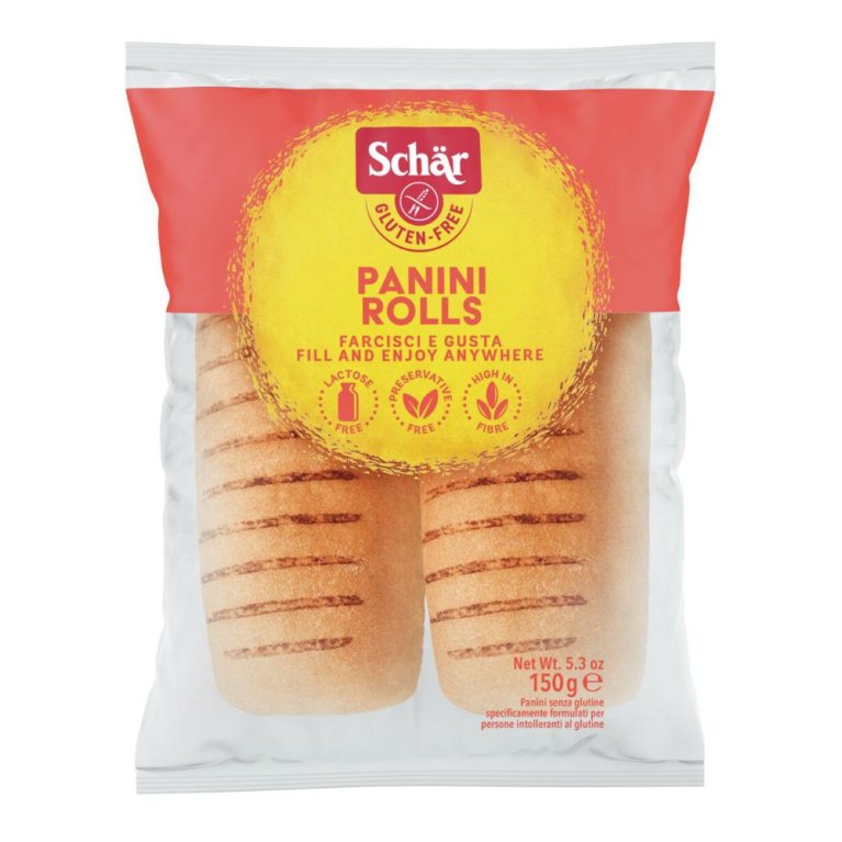 SCHAR PANINI ROLLS 2X75G SCHAR PANINI ROLLS 2X75G