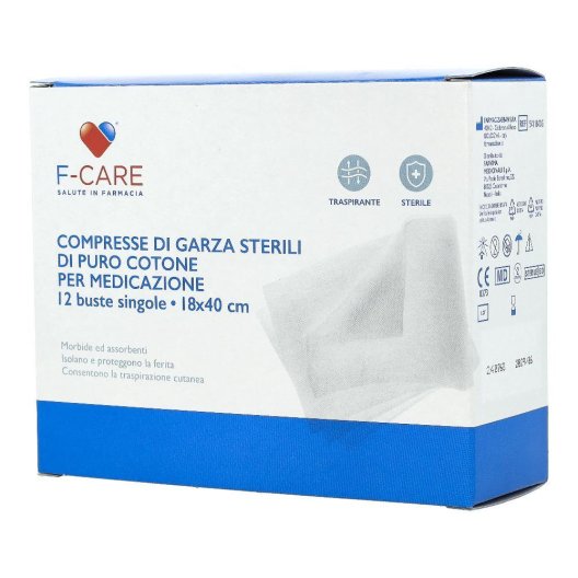 GARZA F CARE COT 18X40CM 12PZ