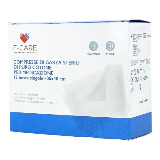 GARZA F CARE COT 36X40CM 12PZ