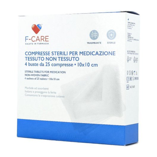 GARZA F CARE TNT 10X10CM 100PZ