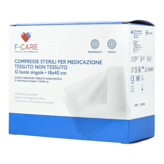 GARZA F CARE TNT 18X40CM 12PZ